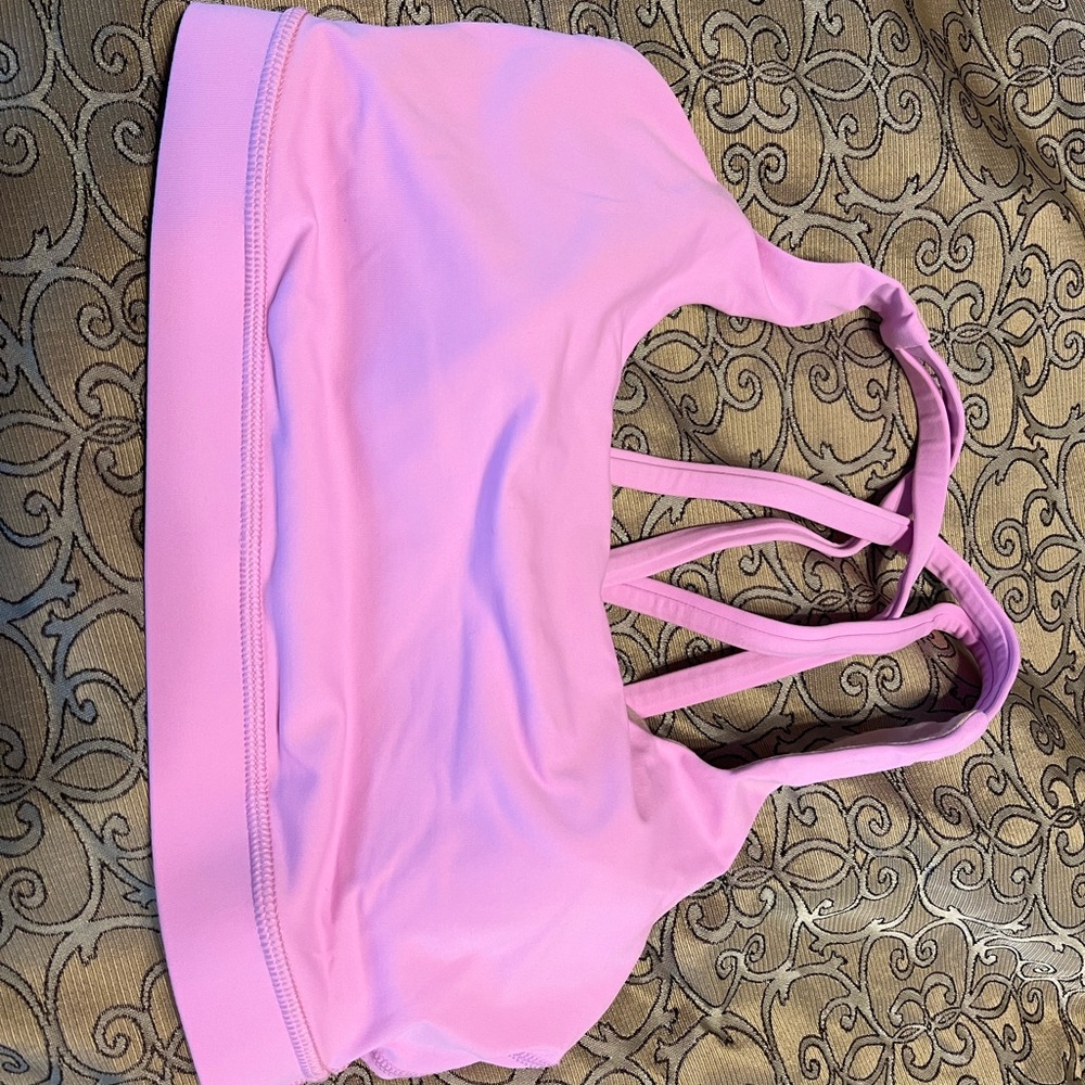 Lululemon pink energy bra